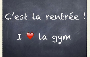 C'EST LA RENTREE !!!