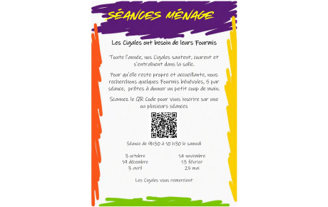 Inscription Ménage 2026.27