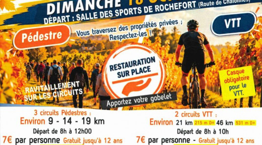 Randonnée des Vendanges 2026 : c'est la 30è